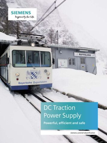 DC Traction Power Supply - Siemens