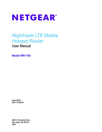 Nighthawk LTE Mobile - NETGEAR