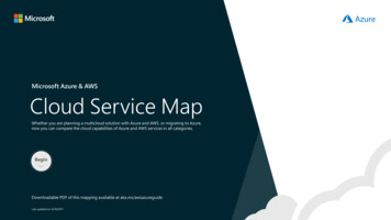 Microsoft Azure & AWS Cloud Service Map