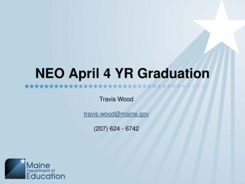 NEO April 4 YR Graduation - Maine.gov