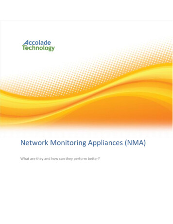 Network Monitoring Appliances (NMA) - Accolade 