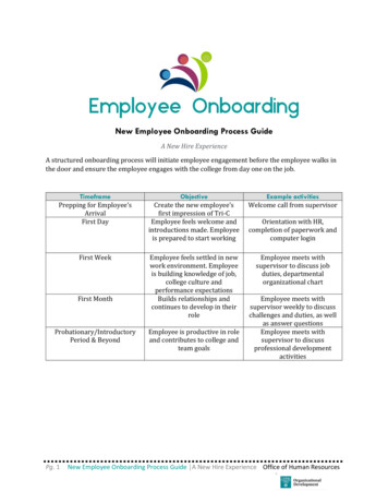 New Employee Onboarding Process - Tri-C