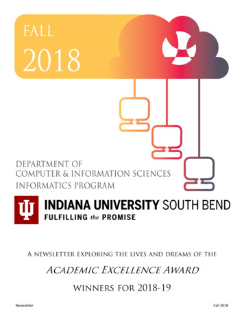 Academic Excellence Award - Indiana University South Bend