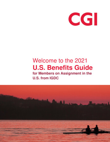 Welcome To The 2021 U.S. Benefits Guide - CGI 