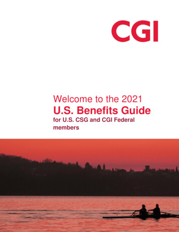 Welcome To The 2021 U.S. Benefits Guide - CGI