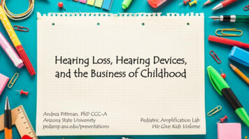 Hearing Loss, Hearing Devices, And The Business Of Childhood