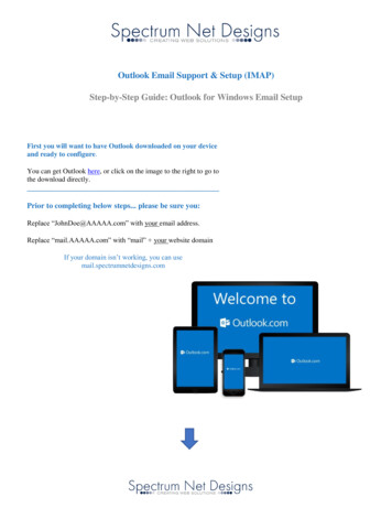 Outlook Email Support & Setup (IMAP) Step-by-Step Guide .