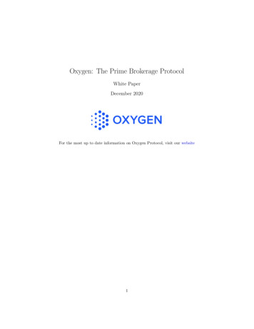 Oxygen: The Prime Brokerage Protocol
