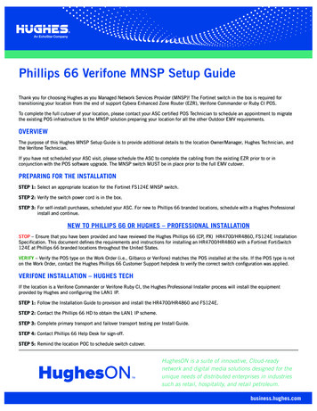 Phillips 66 Verifone MNSP Setup Guide