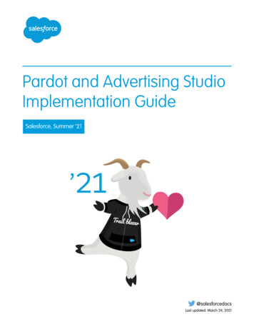 Pardot And Advertising Studio Implementation Guide