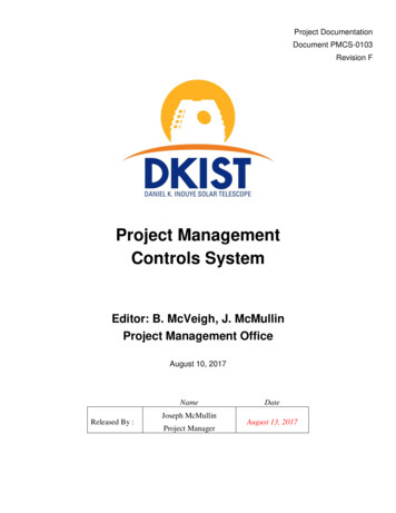 Project Management Controls System - DKIST