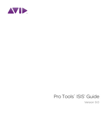 Pro Tools ISIS Guide - Avid Technology