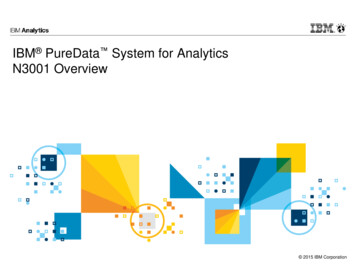 IBM PureData System For Analytics N3001 Overview