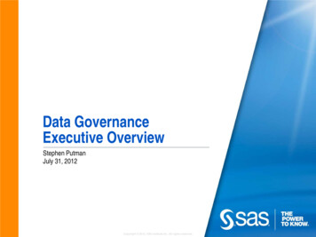 Data Governance Executive Overview