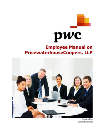 Employee Manual On PricewaterhouseCoopers, LLP