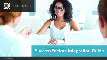 SuccessFactors Integration Guide