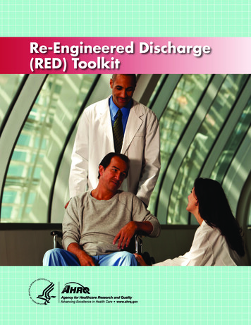 Re-Engineered Discharge (RED) Toolkit - AHRQ