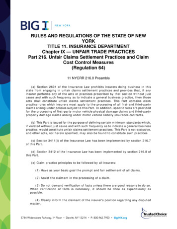 RULES AND REGULATIONS OF THE STATE OF NEW YORK 