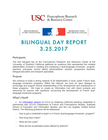 Report Bilingual Day - Dornsife.usc.edu