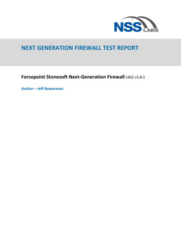 NEXT GENERATION FIREWALL TEST REPORT