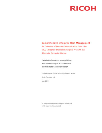 Comprehensive Enterprise Fleet Management