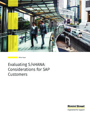 Evaluating S/4HANA: Considerations For SAP Customers