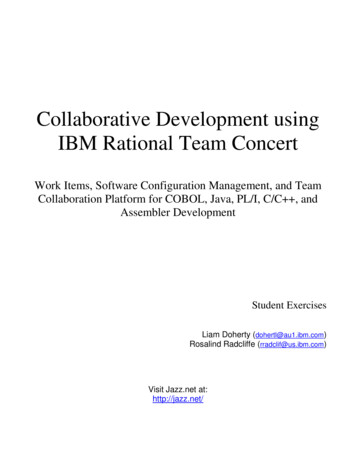 Collaborative Development Using IBM Rational Team Concert