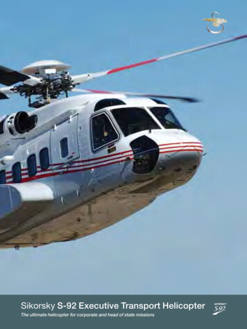 Sikorsky S‑92 Executive Transport Helicopter