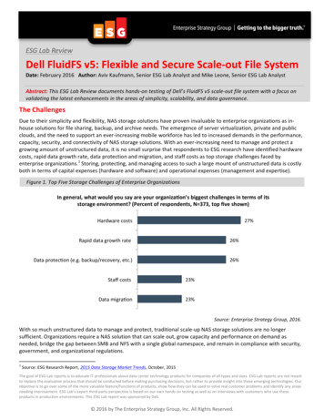 ESG Lab Review And Secure Scale Out File System - Dell