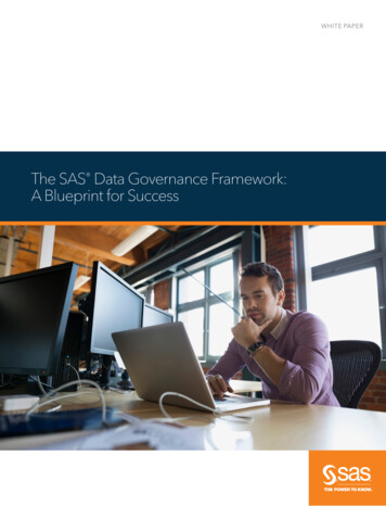 The SAS Title Data Governance Framework: A Blueprint For .