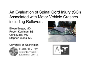 An Evaluation Of Spinal Cord Injury (SCI) Associated With .