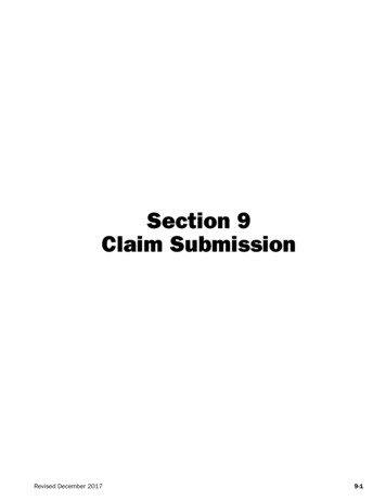 Section 9 Claim Submission - Health Insurance For .