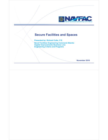 Secure Facilities And Spaces - WBDG