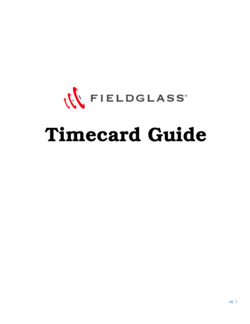 Sentara Fieldglass Timecard Guide HP Updated 3 30 16dd .