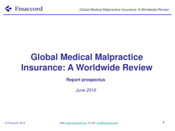 Global Medical Malpractice Insurance: A Worldwide Review
