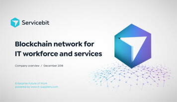 Blockchain Network For IT Workforce And Services