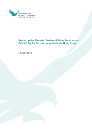 Report On The Thematic Review Of Prime Services And .