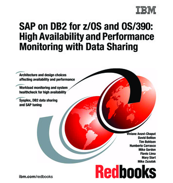 SAP On DB2 For Z/OS And OS/390: High Availability And .