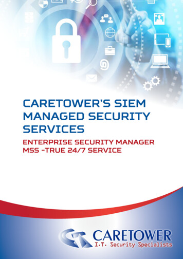 Caretower’s SIEM Managed Security Services