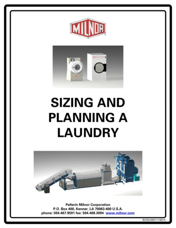 Sizing And Planning A Laundry 16015 - Direct Machinery