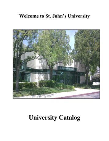 Sample Footnote Page - St. John's University