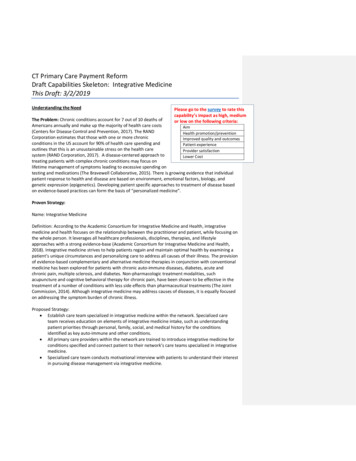 CT Primary Care Payment Reform Draft Capabilities Skeleton .