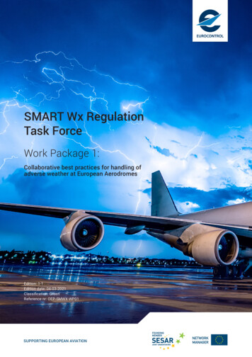 SMART Wx Regulation Task Force