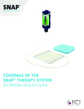 COVERAGE OF THE SNAP THERAPY SYSTEM BY PAYOR 
