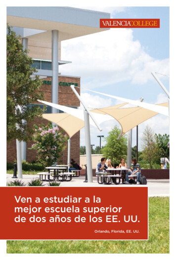 Ven A Estudiar A La Mejor Escuela . - Valencia College