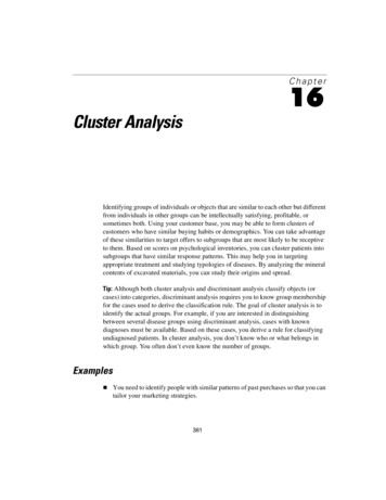 Cluster Analysis - IBM SPSS Statistics Guides: Straight .