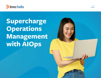 Supercharge Operations Management With AIOps - BMC