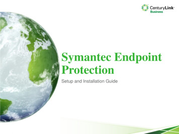 Symantec Endpoint Protection - CenturyLink