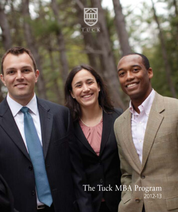 The Tuck MBA Program