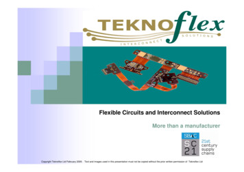 Flexible Circuits And Interconnect Solutions